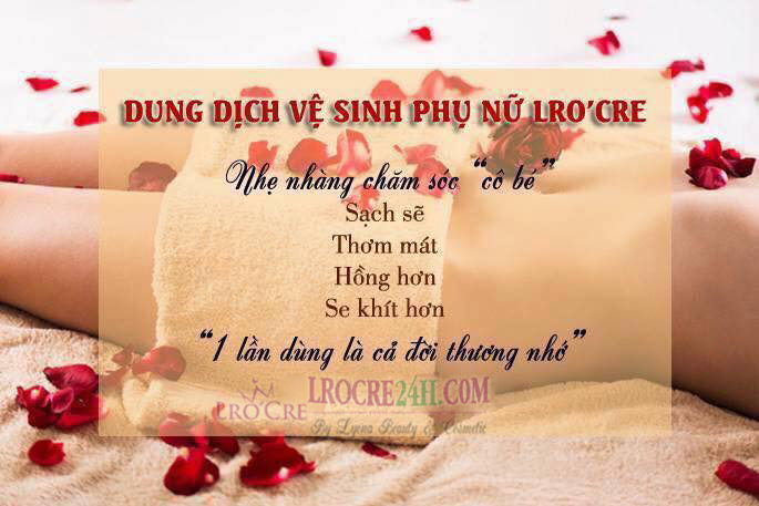 LRO'CRE Care - Dung dịch vệ sinh phụ nữ